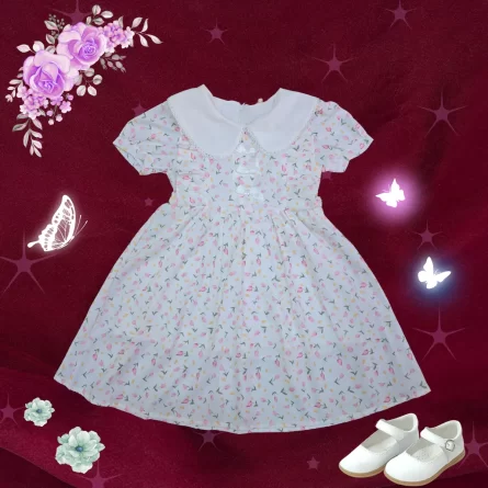 White casual frock
